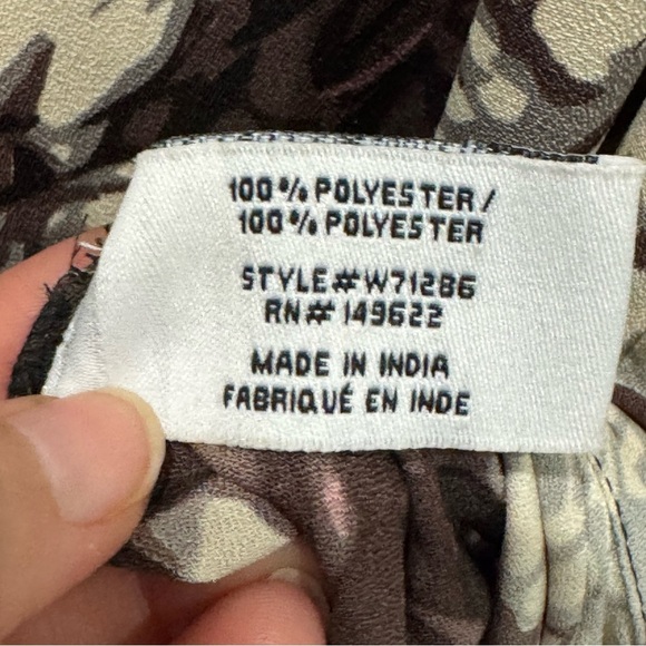 Walter Baker Floral Maxi Dress S Long Sleeve Puff Shoulder Slit Detail Kendall - Picture 11 of 14